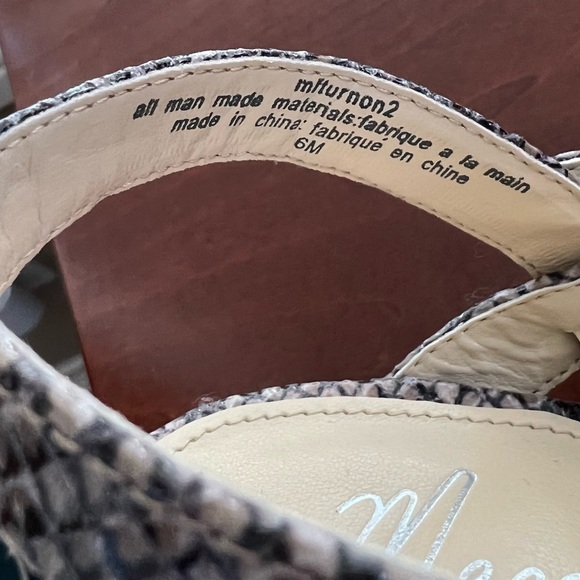 Marc Fisher Sandals with 5” heels - Size 6 - Picture 12 of 13